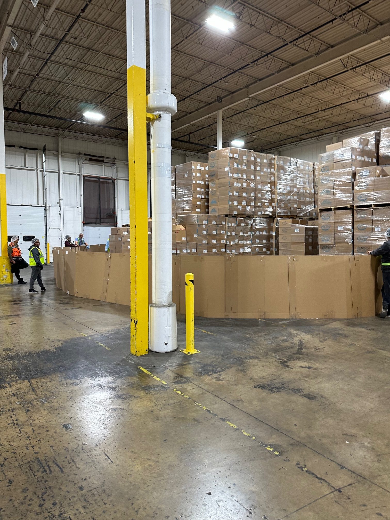 Large-footprint commercial detection across stored inventory.